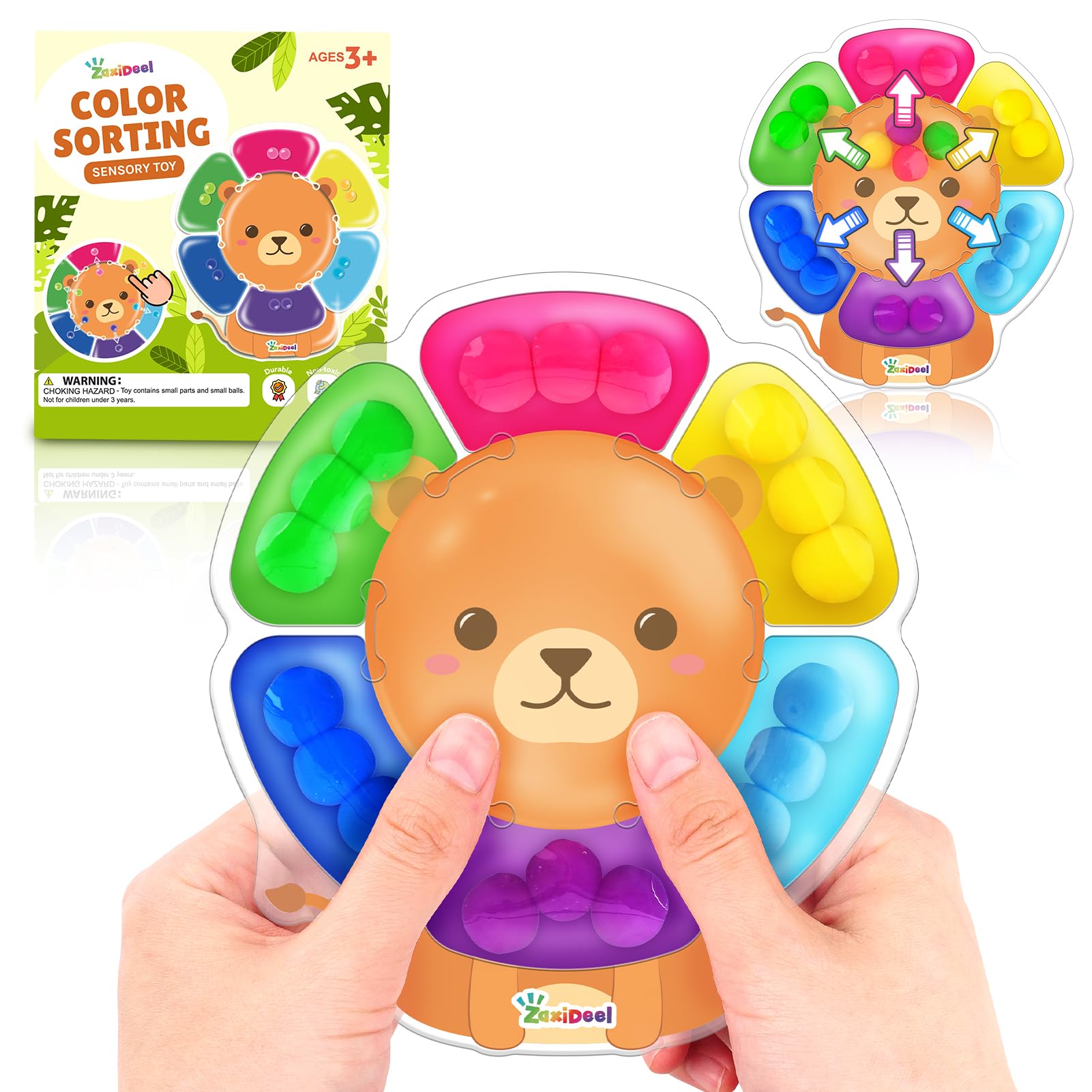 Snapklik.com : Color Sorting Sensory Toys:Quiet Fidgets Toys For ...