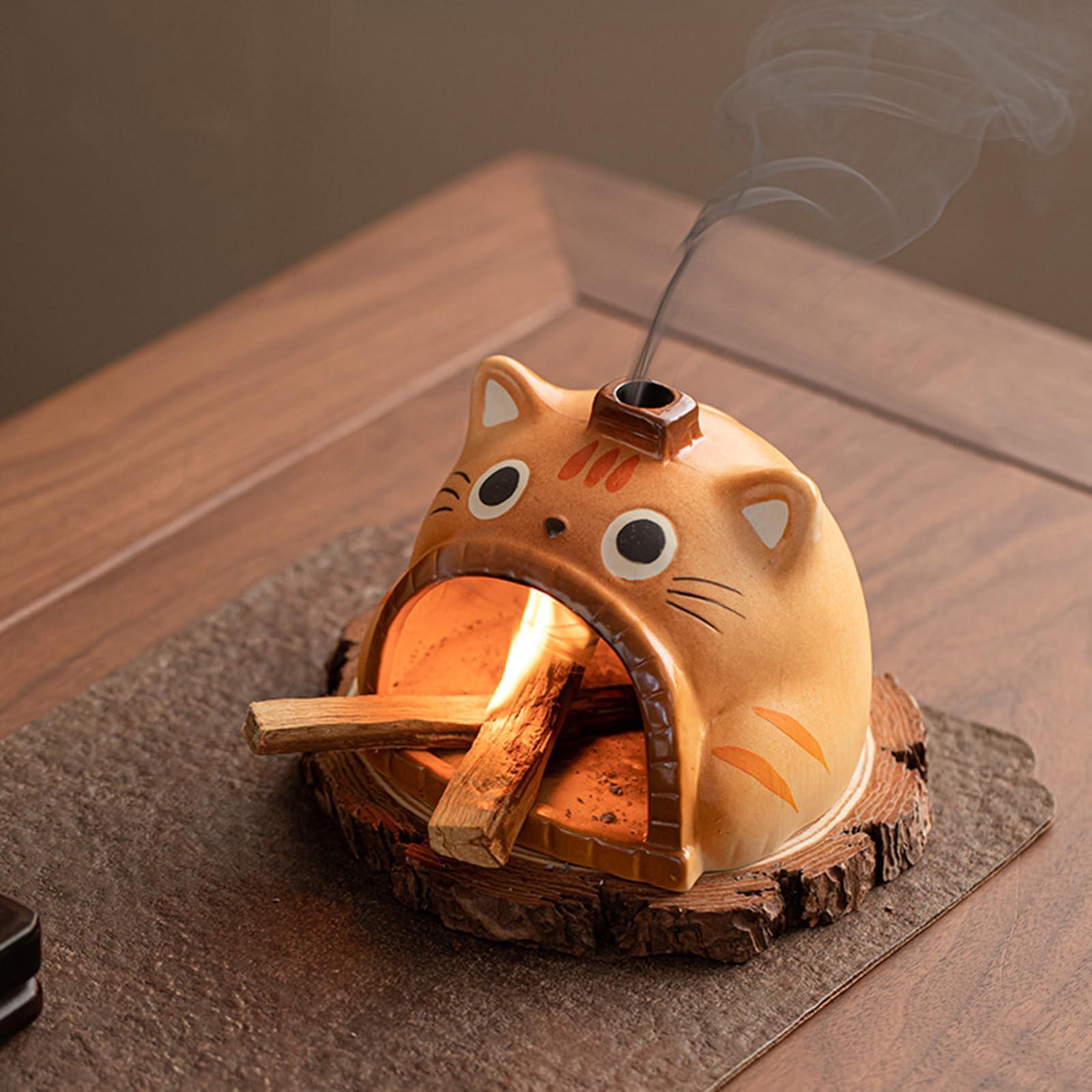 Vassoio in ceramica, vassoio in legno Santo con raccoglitore per relax, l ' atmosfera e l ' arredamento della stanza Porta fragranze per la camera da letto