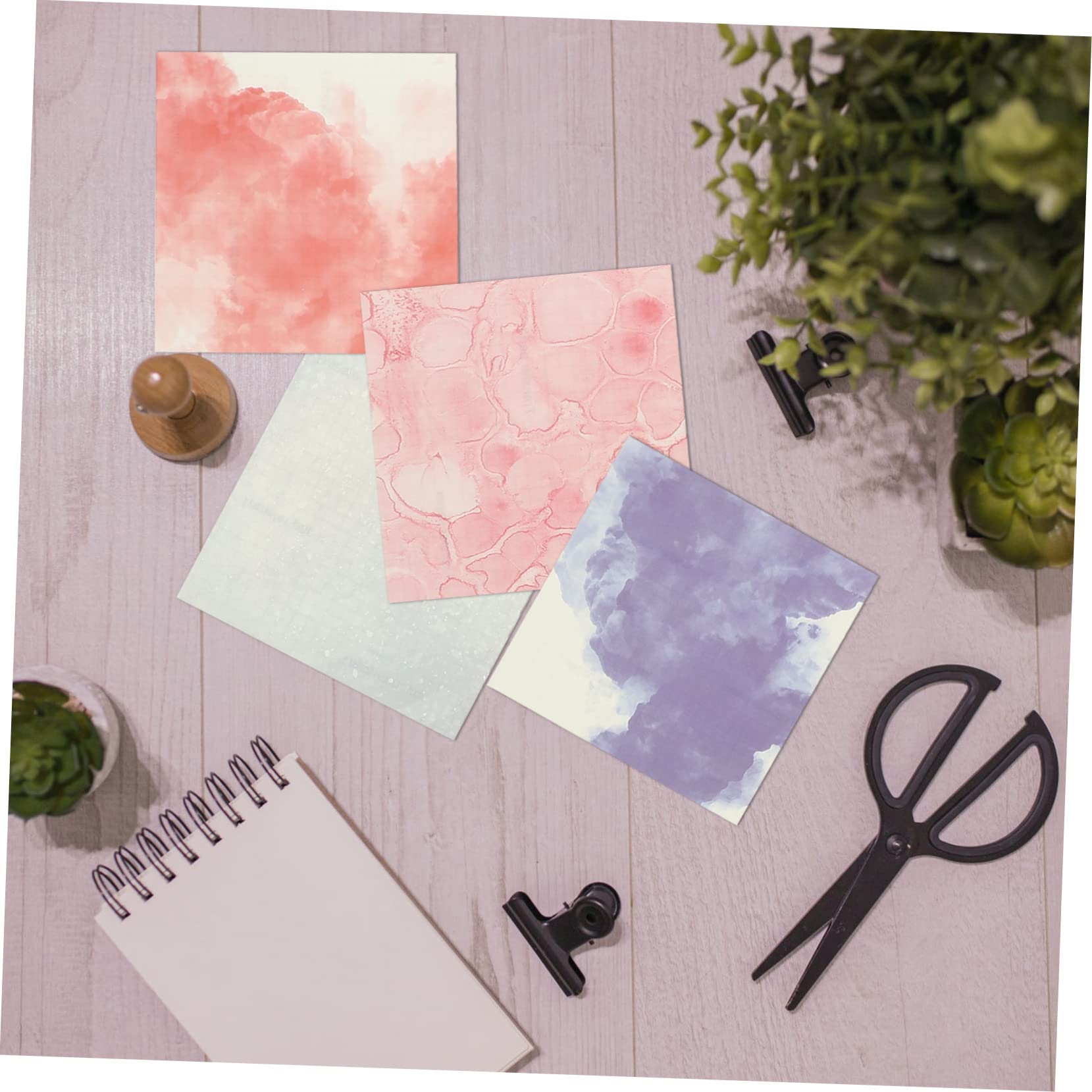 Uonlytech 2 Sätze Teiliges Heat Transfer Film Mit Bunten Aquarellmustern Hitzebeständige Transferfolie Für Textilien Diy Bügelbilder Für Shirts Tassen Langlebig Und Vielseitig 8 Stück * 2