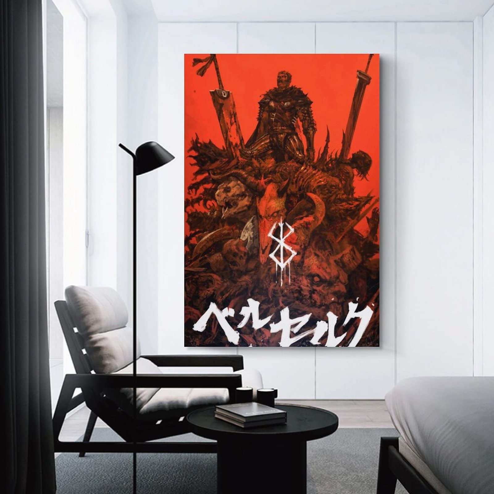 Amazon.co.jp: ベルセルク ガッツ グリフィス ポスター 装飾画 アート