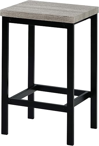 Miniatura 8 de Merax Juego de mesa de pub con altura de mostrador con 3 taburetes mesa de bar y silla juego de mesa de comedor de 4 piezas con marco de metal