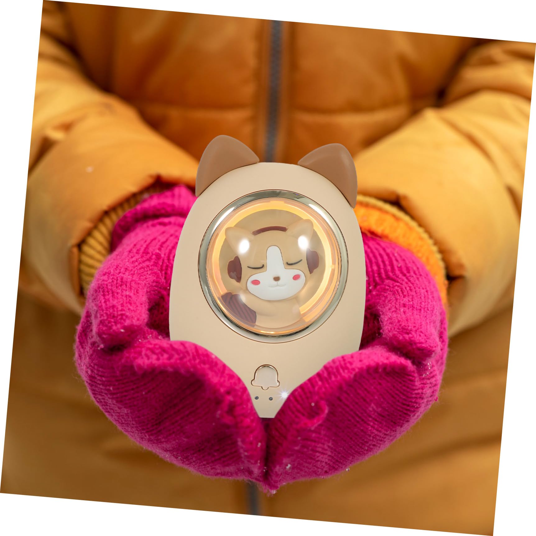 Anneome Cálido De Civeta Power Bank y Calentador De Manos Mini Calentador De Manos Calentadores De Manos Recargables Calentadores De Manos Portátiles Abdominales