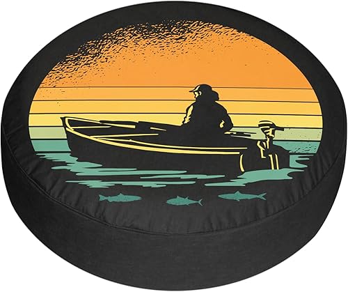 Miniatura 7 de Cubierta de neumático de repuesto para remolque, retro, atardecer, protectores de vela para remolque, RV, camioneta, SUV, camión, cámper y muchos