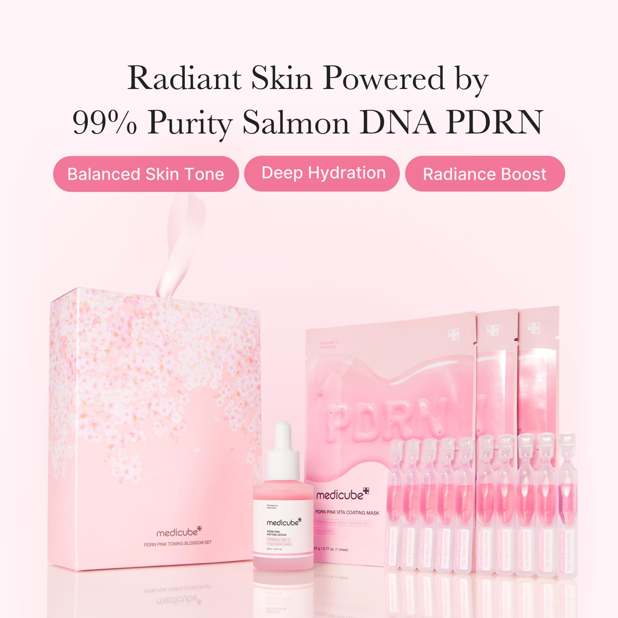 medicube PDRN 99 スキンケアセット Amazon.com: medicube Pink