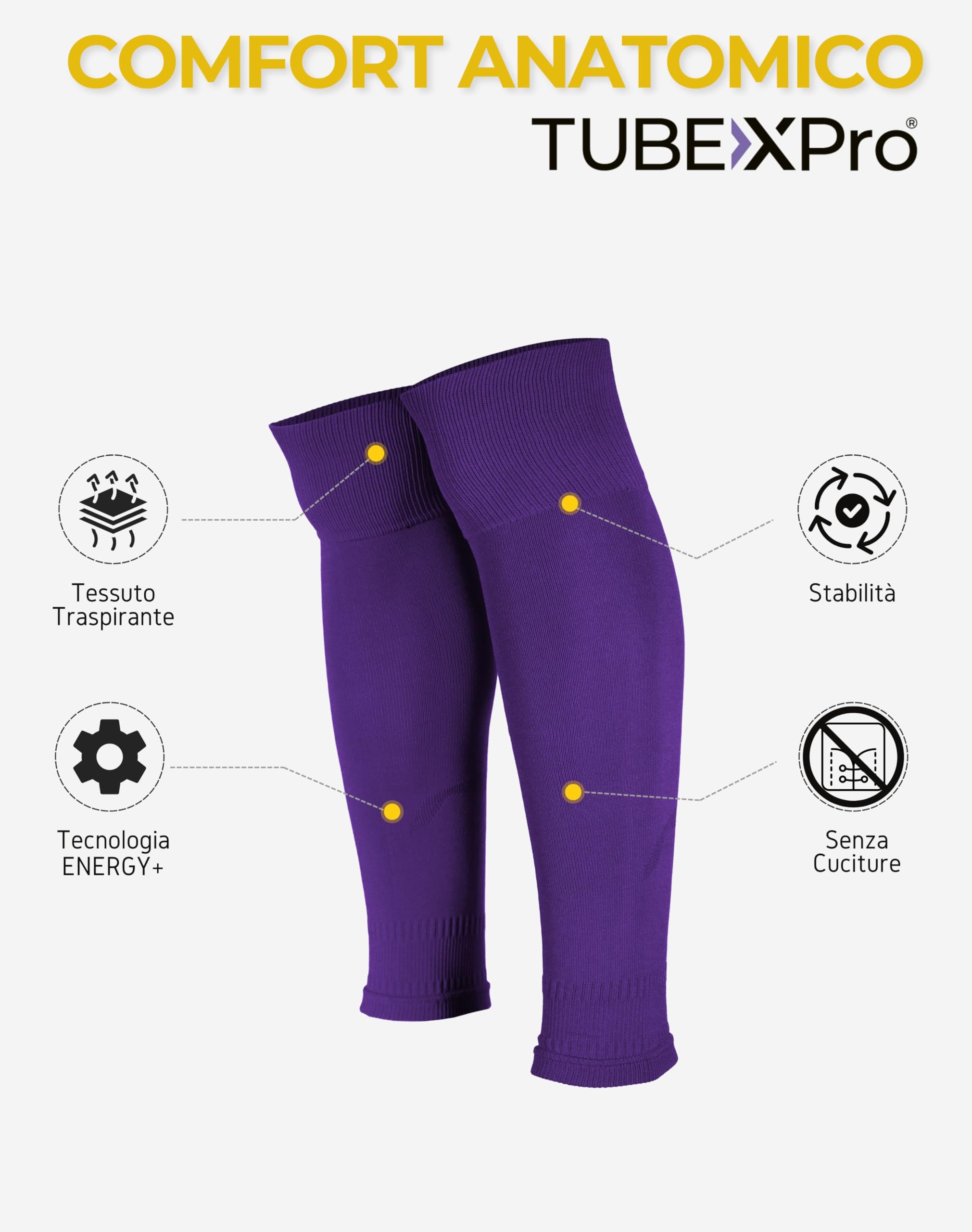 SOXPro - Calzino Tubolare Calcio - Misura Unica - Senza Piede - Adulto