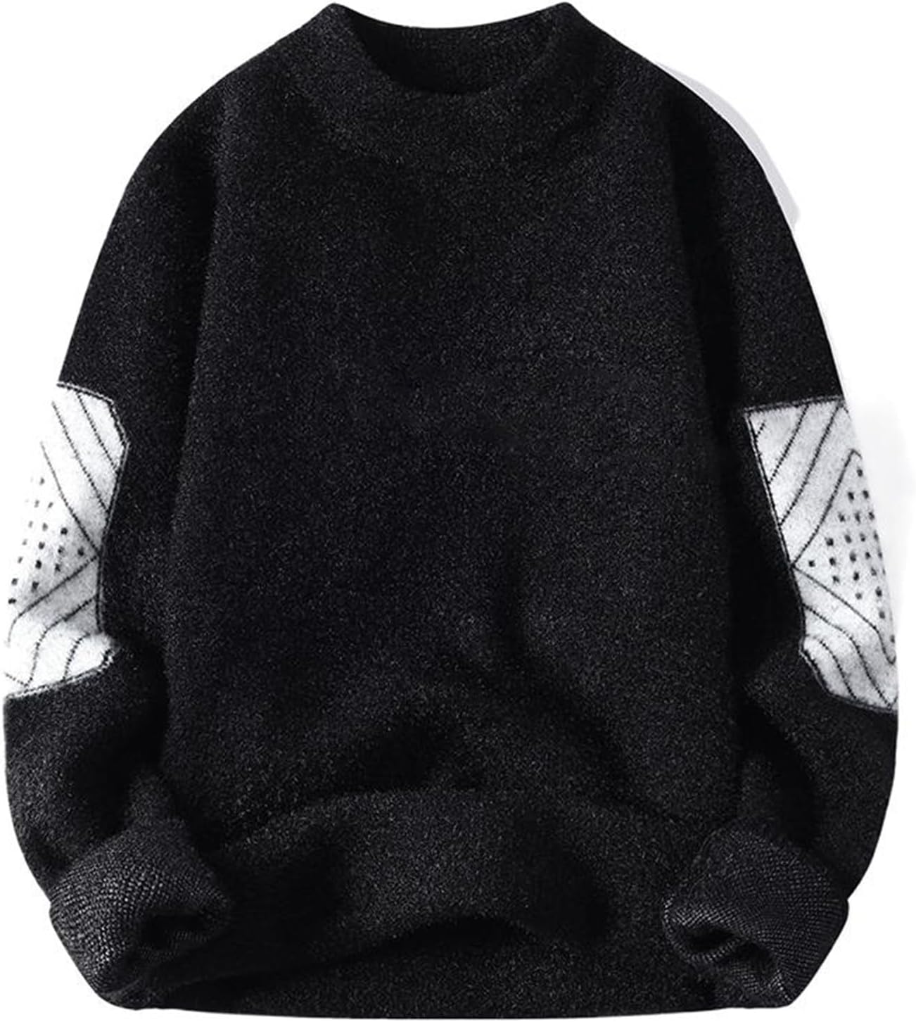 Men's Sweater Autumn and Winter Casual Sweater Thickened Warm Base top