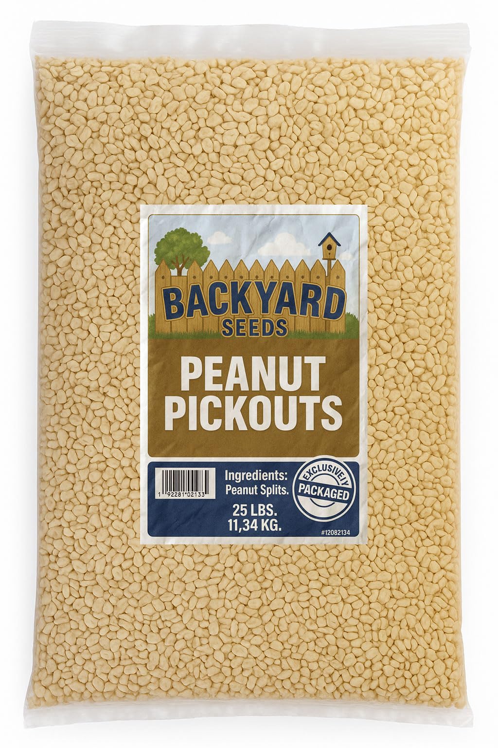 Shelled Peanut Pickouts 25lbs Backyard Seeds