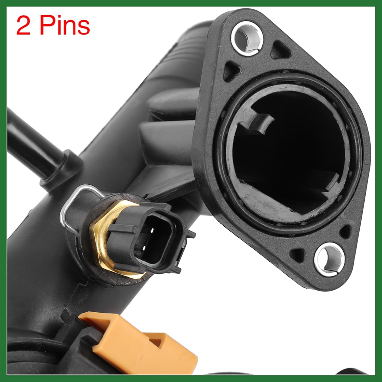 Motoforti Car Auto Thermostat Housing LR005631 4H238A504AC for Land for Rover LR3 2005-2009 Long-lasting