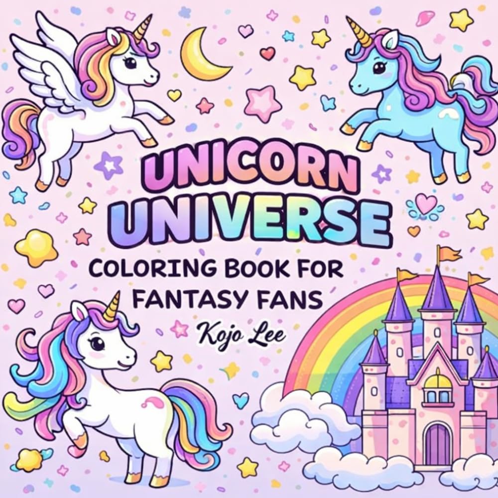 Unicorn Universe Coloring Book: Color Magical Creatures for Fantasy Fans