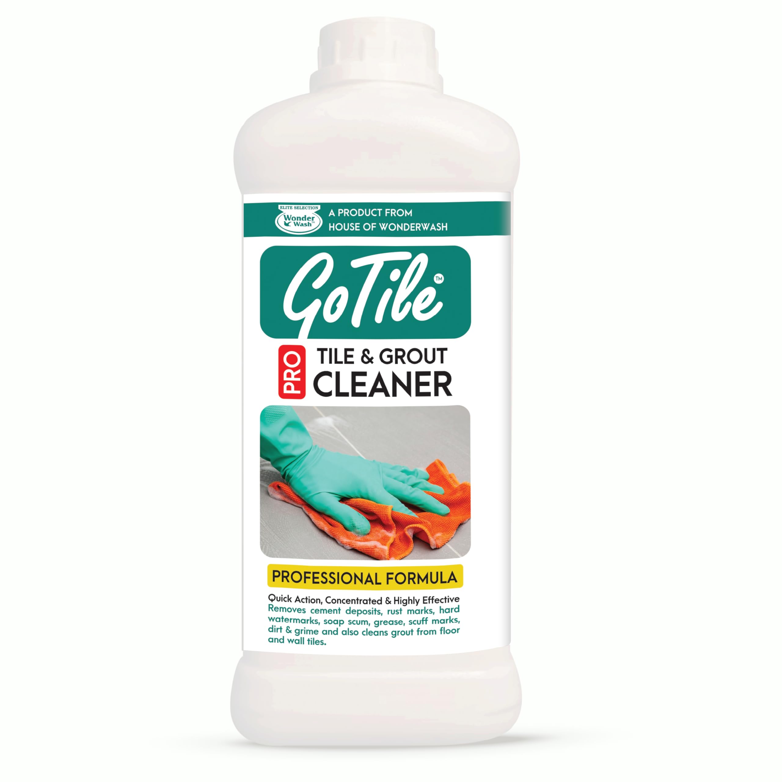GoTile Pro Tile Cleaner (1L) | Removes Hardwater Marks, Limescale and Soap Deposits, Cement Stains etc | Effectively Cleans Tile & Grout (B08NPPJF1S) Amazon Price History, Amazon Price Tracker