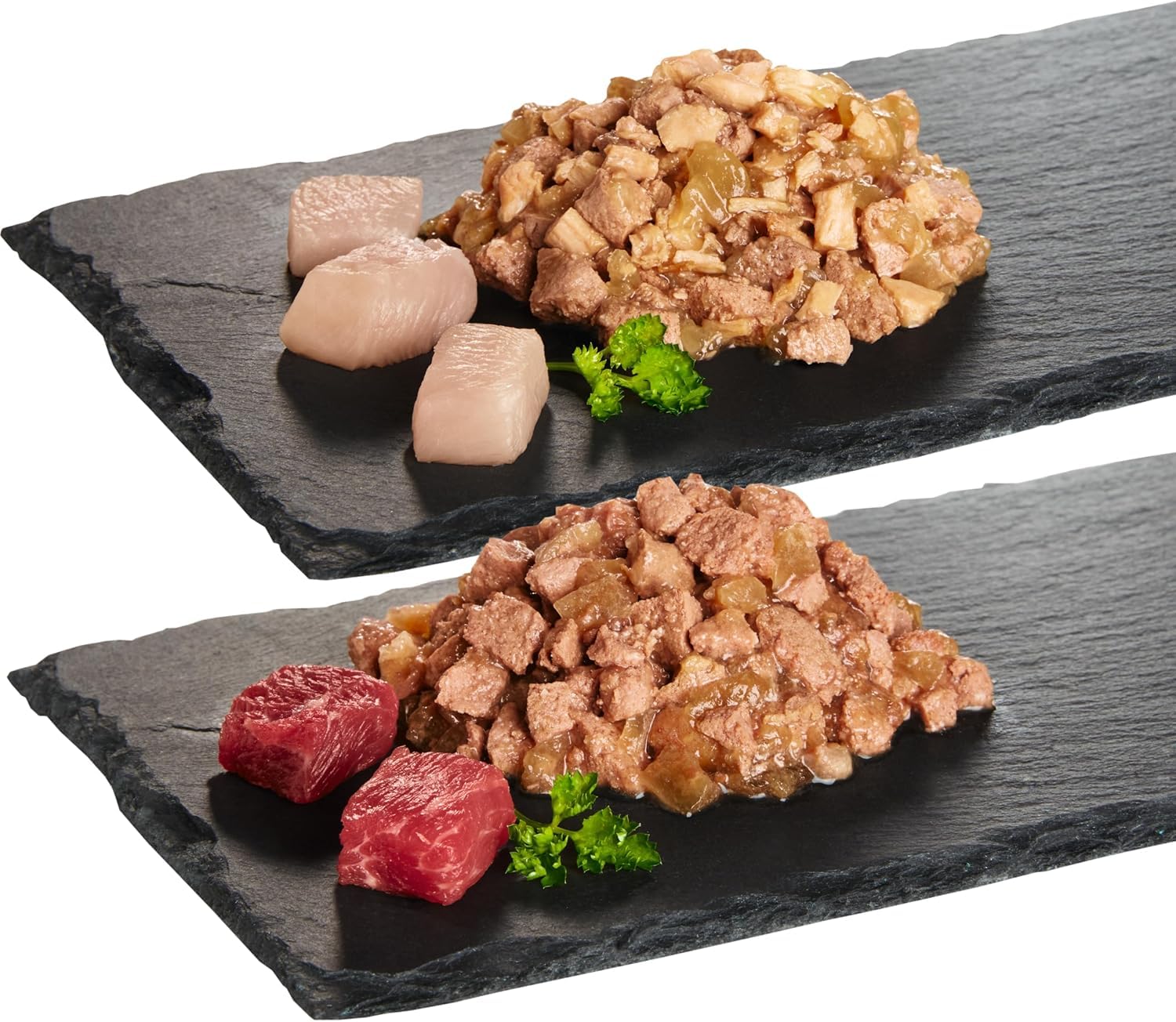 Vitakraft Poésie Délice, Country selection, nourriture humide pour chats, en gelée, avec du poulet, du bœuf (1 paquet de 6x85g)