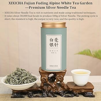 Amazon.com: XIXICHA 福鼎銀針白茶福鼎白毫银针& 雲南銀針白茶