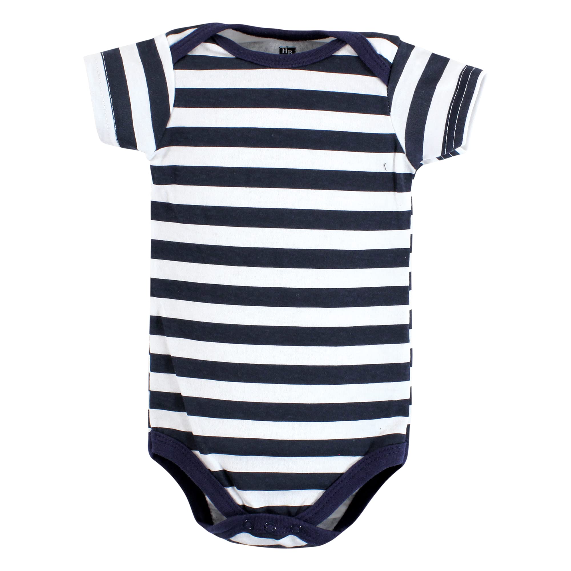 Hudson Baby Unisex Baby Cotton Bodysuits, Sports Stripes, Newborn
