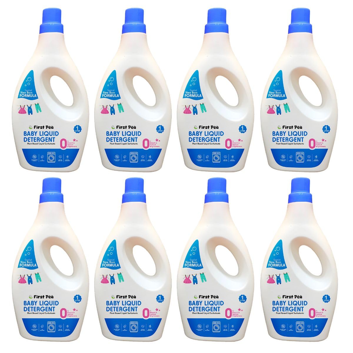 FirstPea Baby Liquid Detergent 1L Gentle Plant-Based & Hypoallergenic Laundry Wash | Safe for Newborns Soft on Skin Tough on Stains (8)-image-22