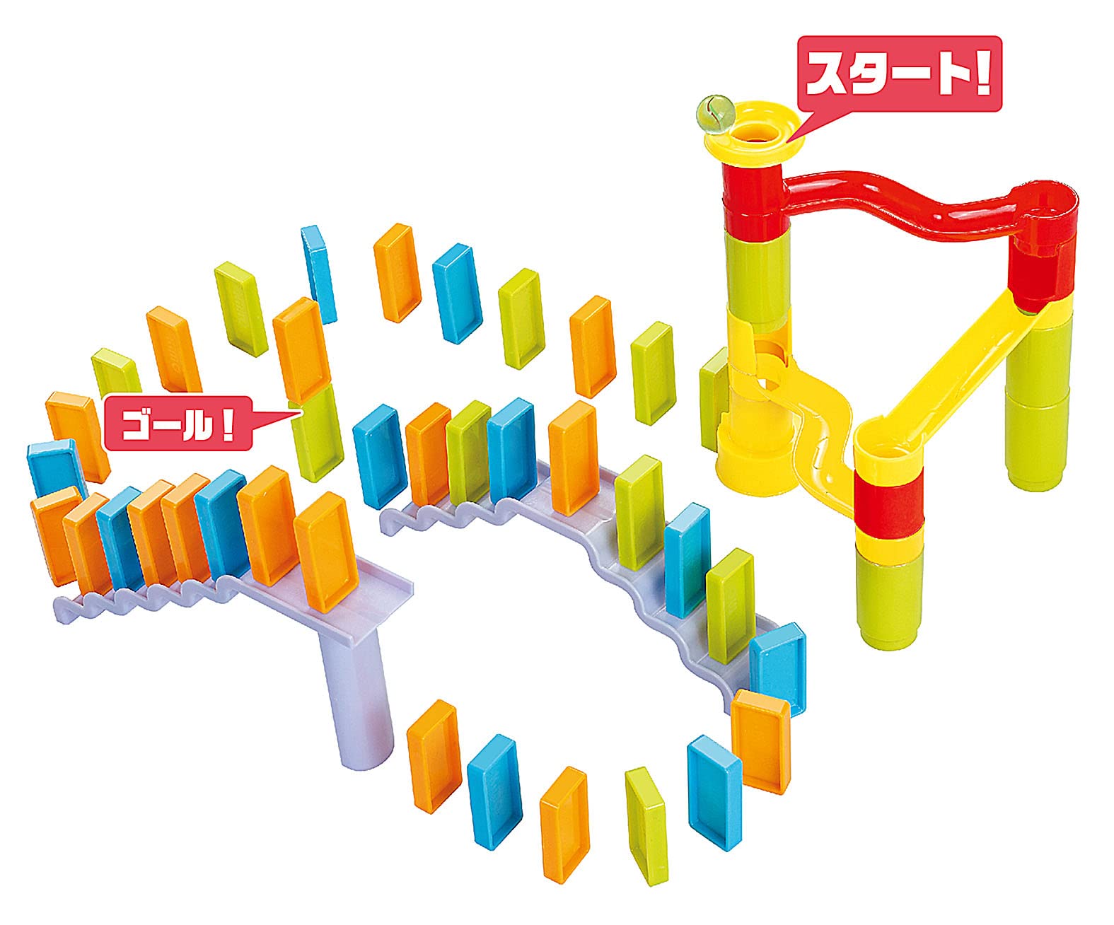 Amazon | ハナヤマ(HANAYAMA) ドミノランド Sサイズ | ドミノ | おもちゃ