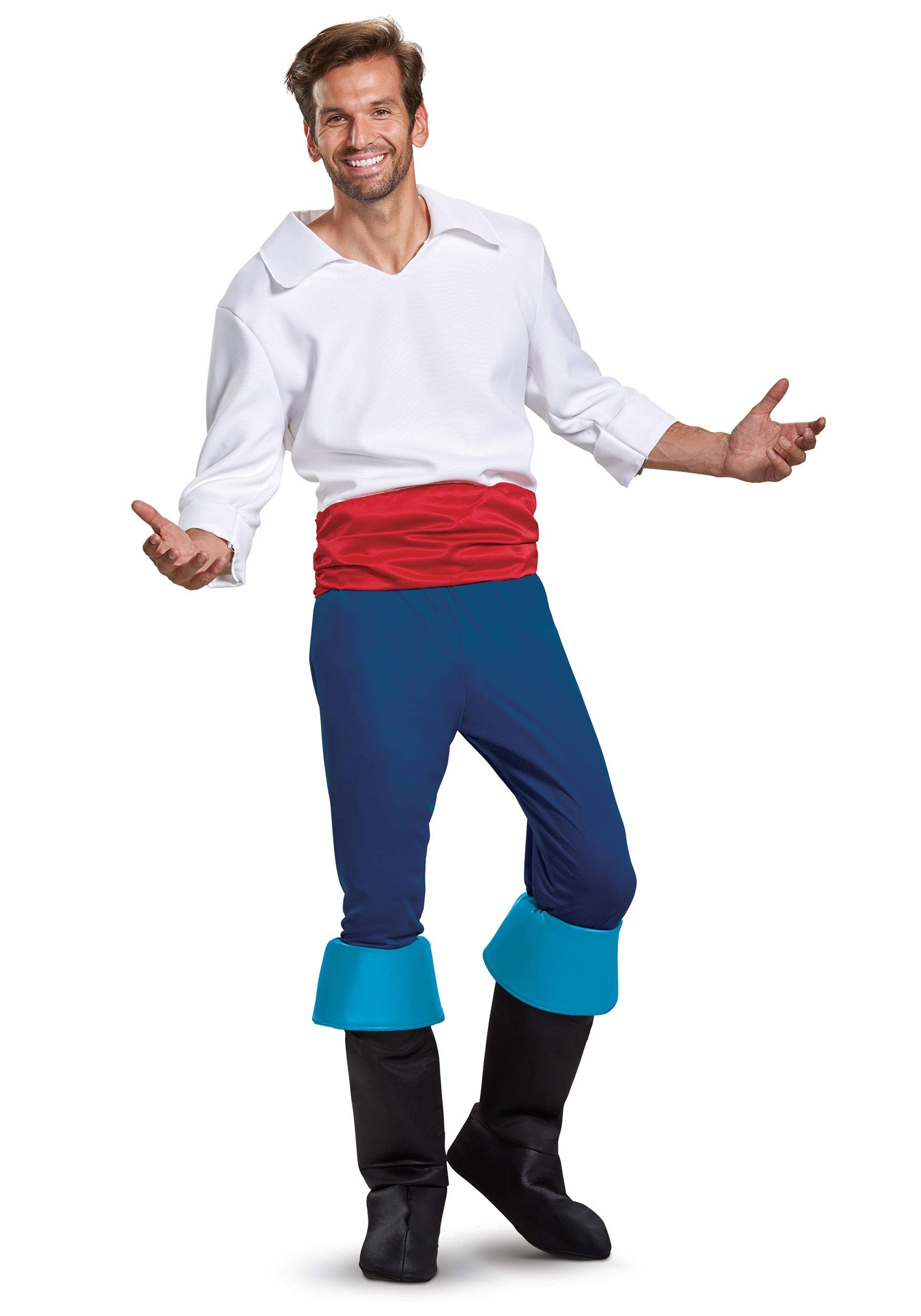 DISGUISE Prince Eric Deluxe Fancy Dress Costume for Men