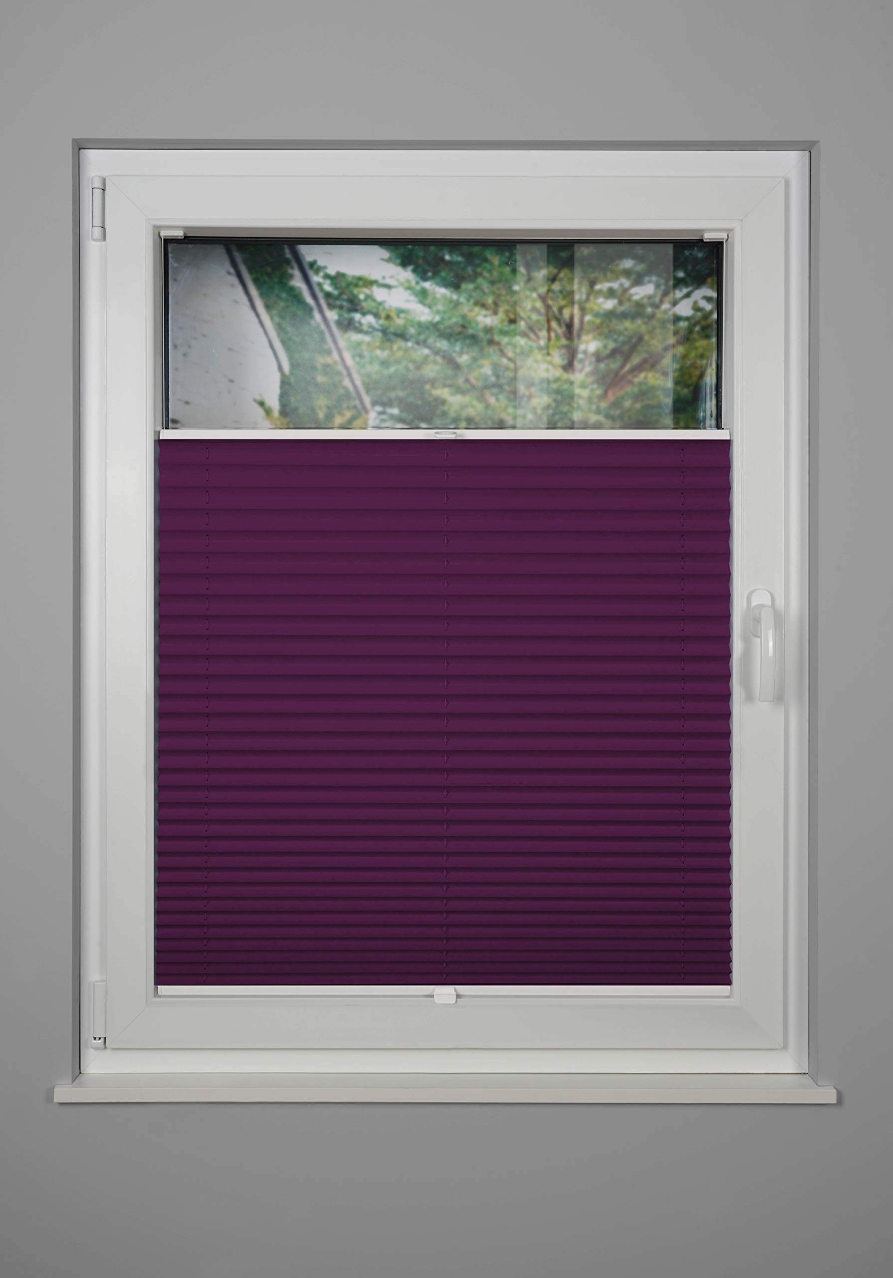 Store plissé sur mesure pour fenêtre, fenêtre de toit, protection solaire, occultant