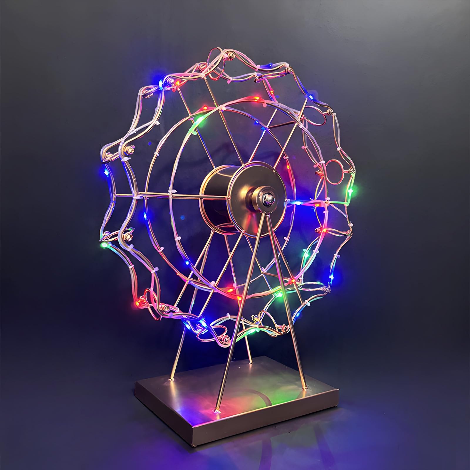 Amazon｜テキーラ観覧車 LED酒ボトルの表示棚 12カップ LEDワイン