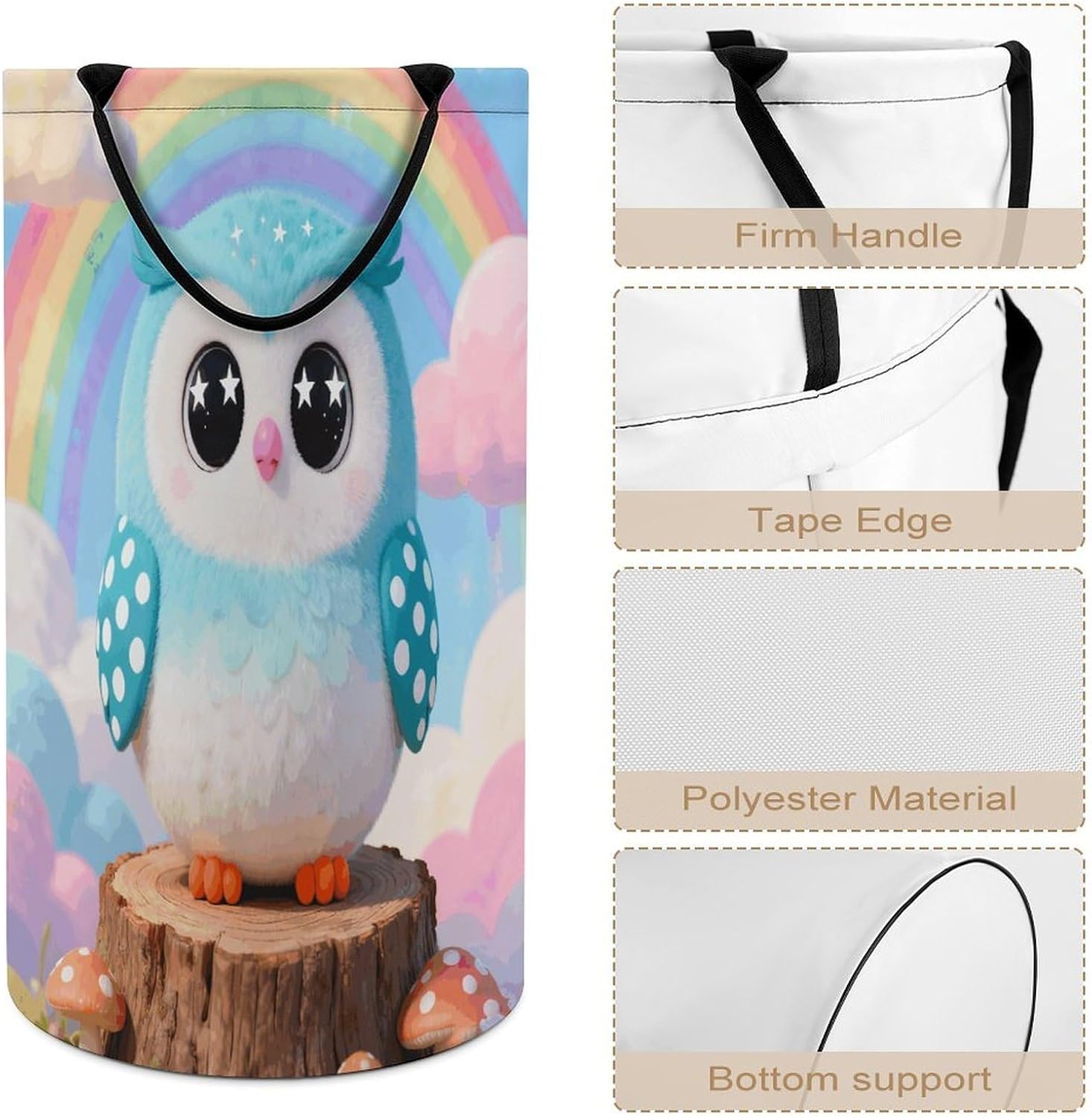 Dirty Clothes Basket Extra Large 110l Open Top Laundry Hamper With Portable Carry Handles, Foldable Waterproof Clothes Basket Spacious Laundry Bag For Bedroom Bathroom Laundry Room Dorm