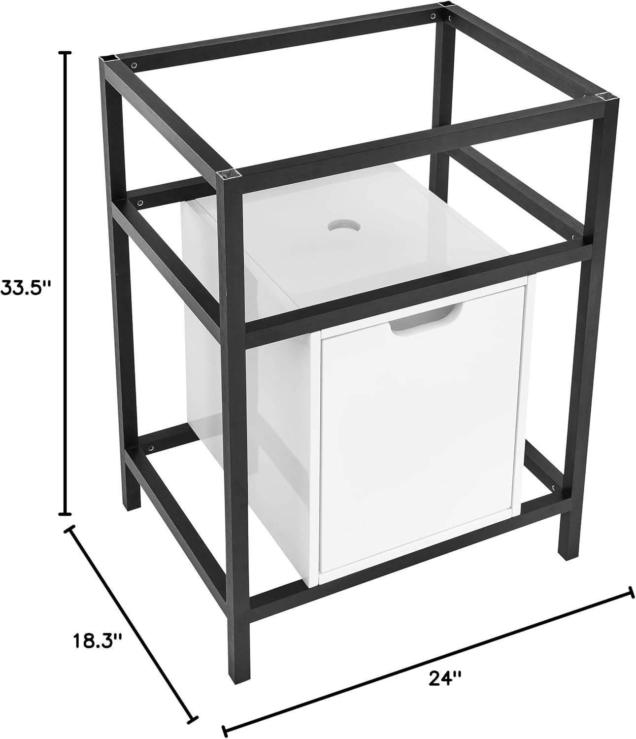 Swiss Madison Well Made Forever Ivy 24 Freestanding Bathroom Vanity Cabinet