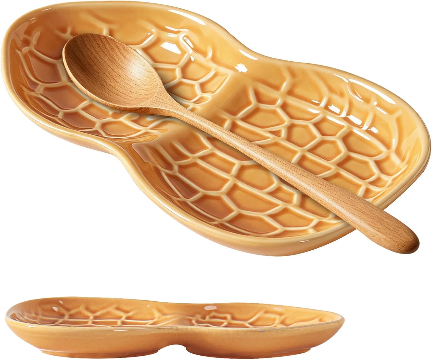 Ceramic Spoon Rest for Stove Top, Cute Spoon Rest for Kitchen Counter
