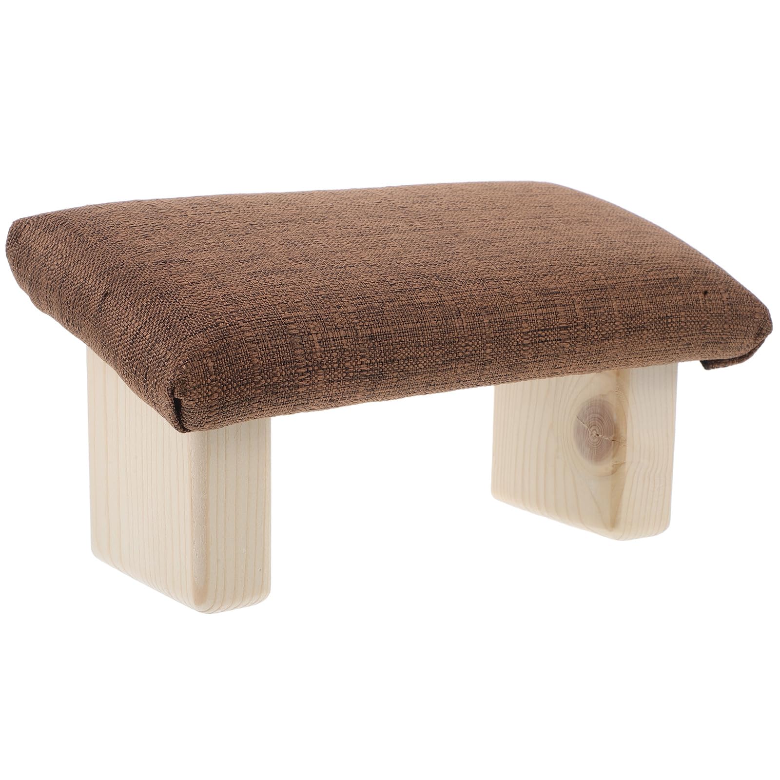 Banc à genoux ergonomique en bois massif PRETYZOOM en tissu doux pour assise active