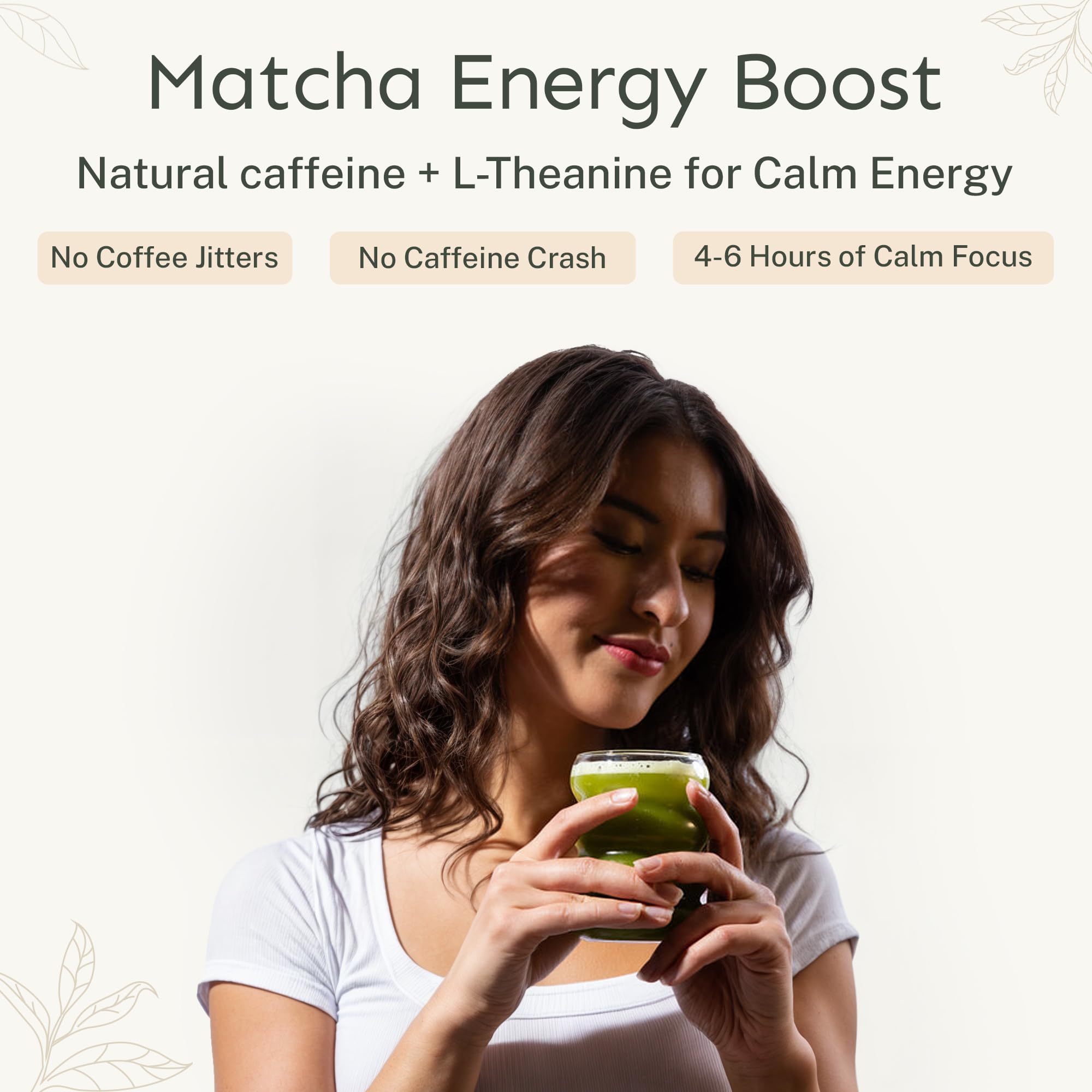 Yu Tea Organic Ceremonial Grade Matcha Powder 50 Servings Packed with Antioxidants L-Thanine Natural Caffeine Unsweetened Grade A — view 6