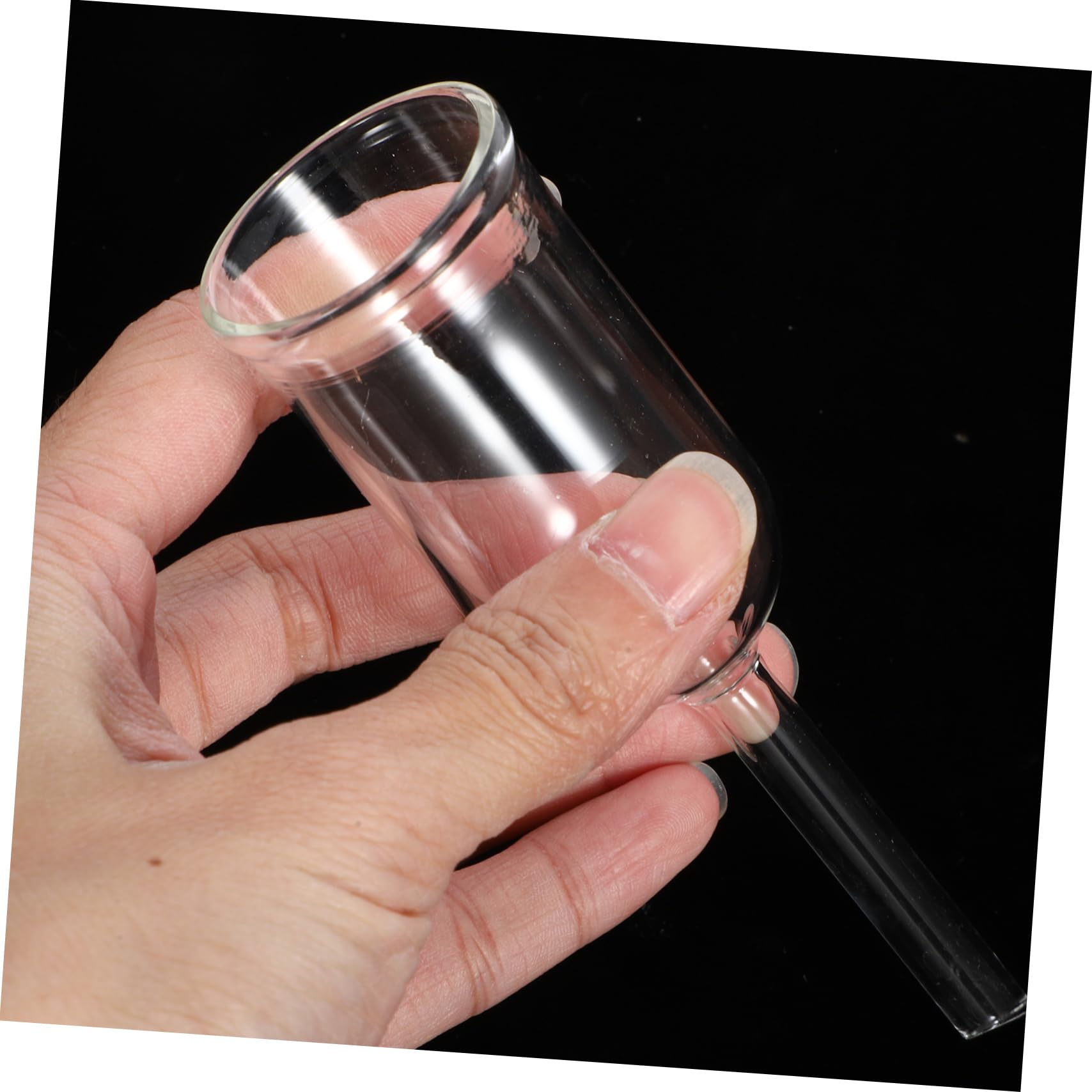 Gatuida 5pezzi Imbuto Per Laboratorio Imbuto Filtrante Cylindrico Strumento Scientifico Per Esperimenti Versatile e Facile Da Pulire