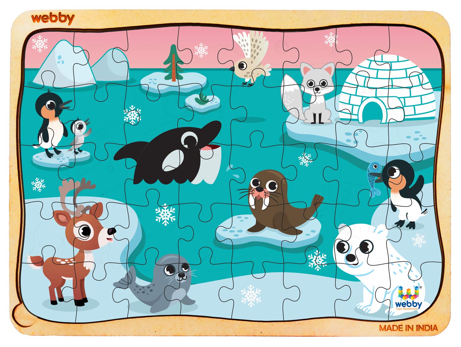See full amazon price history chart for Webby Polar Animals Wooden Jigsaw Puzzle, 40Pcs Webby Polar Animals Wooden Jigsaw Puzzle, 40Pcs (B08BD11X54) Amazon Price History, Amazon Price Tracker