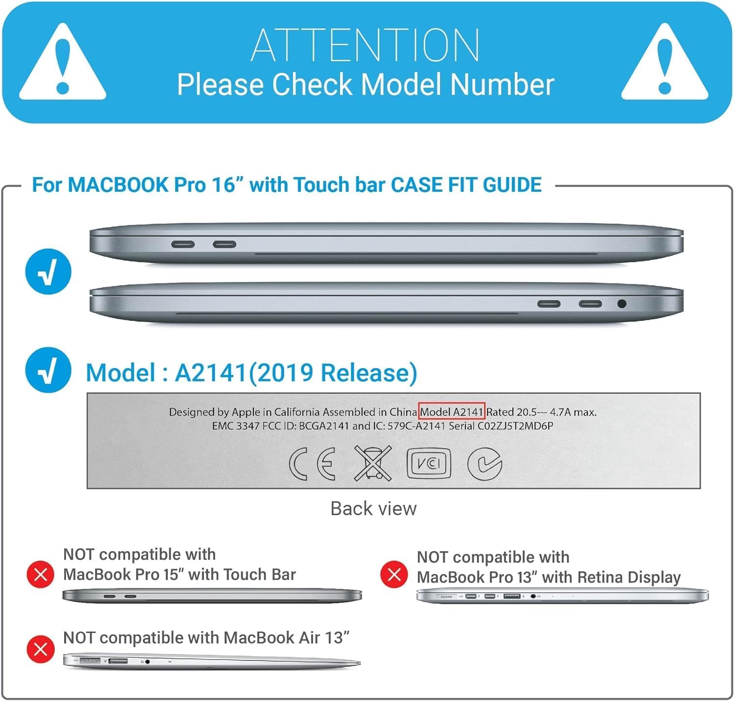 Custom Personalized Photo Case for MacBook Pro 16 Inch A2141 Release 2020 2019, Customized Picture Logo Text Name Plastic Hard Shell Cover for Apple Mac Pro 16" with Touch Bar & USB-C, Crystal Clear