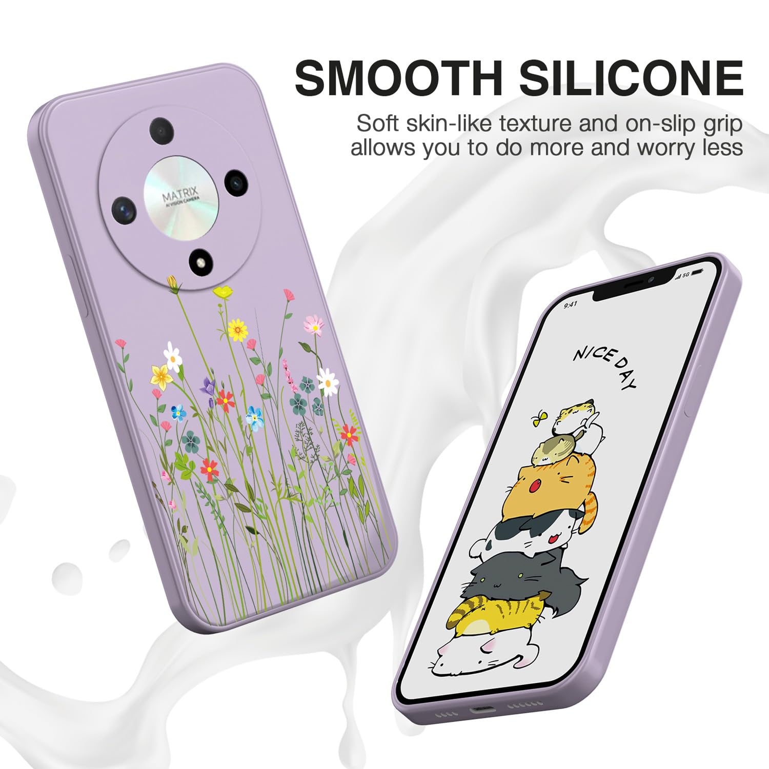 XINYEXIN Cover Glitter per Honor Magic 7 Lite 5G, Custodia Bling