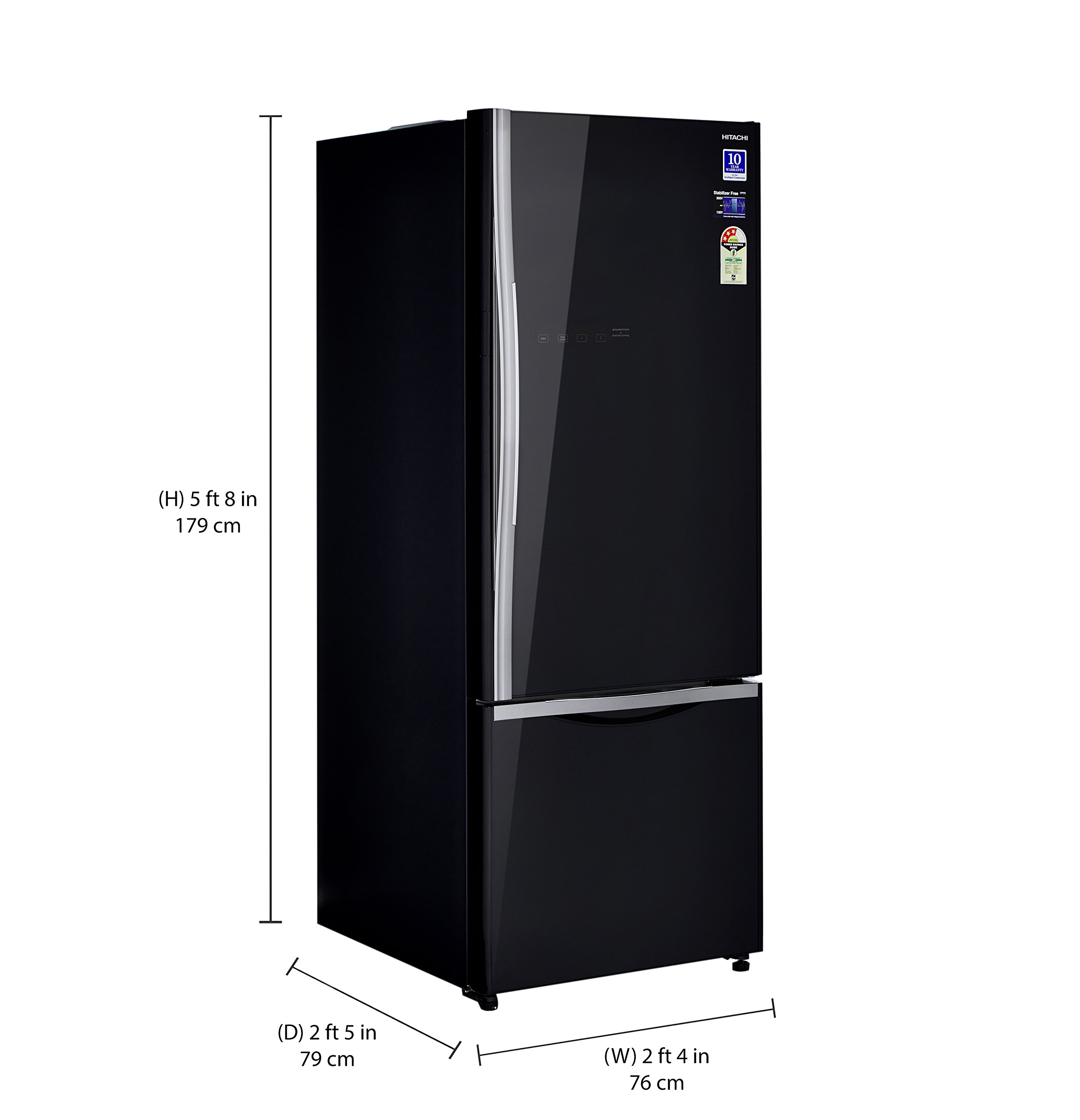 Buy Hitachi 466 L 3 Star ( 2019 ) Rating Frost Free Standard Double