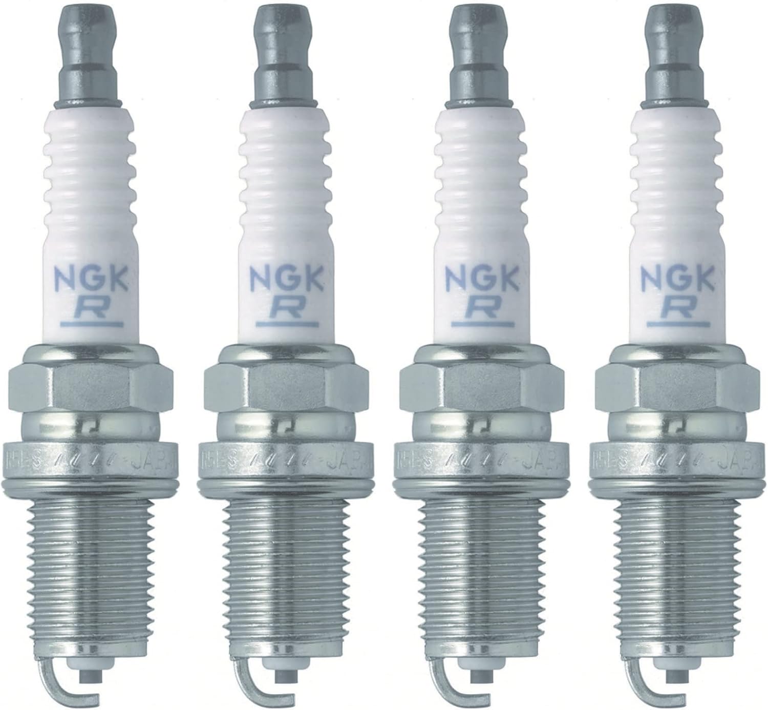 NGK Set of 4 Standard Nickle V-Power Spark Plugs 0.032 For Geo Scion Toyota L4