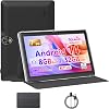 Tablet DIGITHINK de 7 pulgadas con Android 14.0 y funda protectora, 8GB (3+5GB expandible) RAM + 32GB ROM, pantalla IPS, doble cámara, Bluetooth 5.0 WiFi (Negro) 1