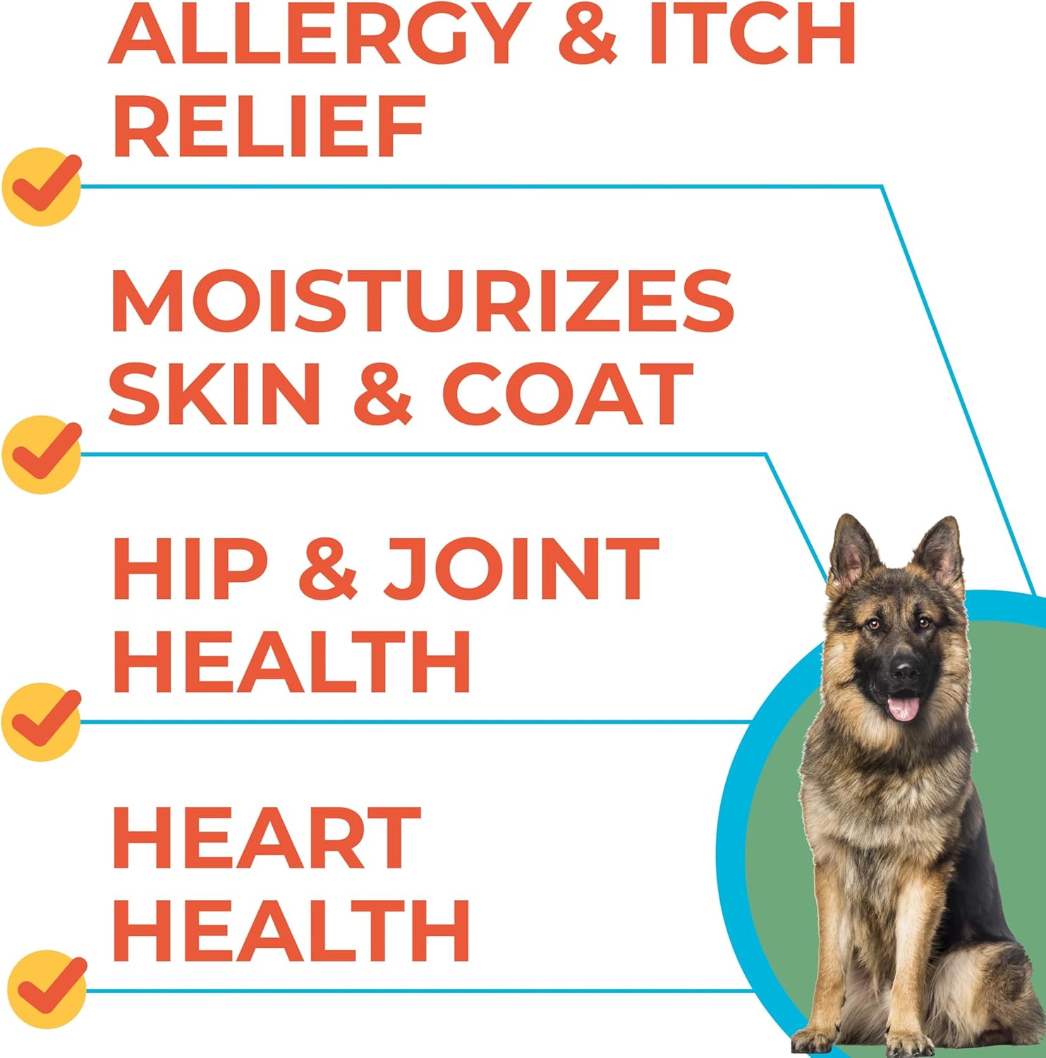 Omega 3 Alaskan Fish Oil Treats for Dogs 540 Ct - Dry&Itchy Skin Relief + Allergy Support - EPA&DHA Fatty Acids - Natural Salmon Oil Chews, Hip&Joint Support - Peanut Butter - Salmon Flavor