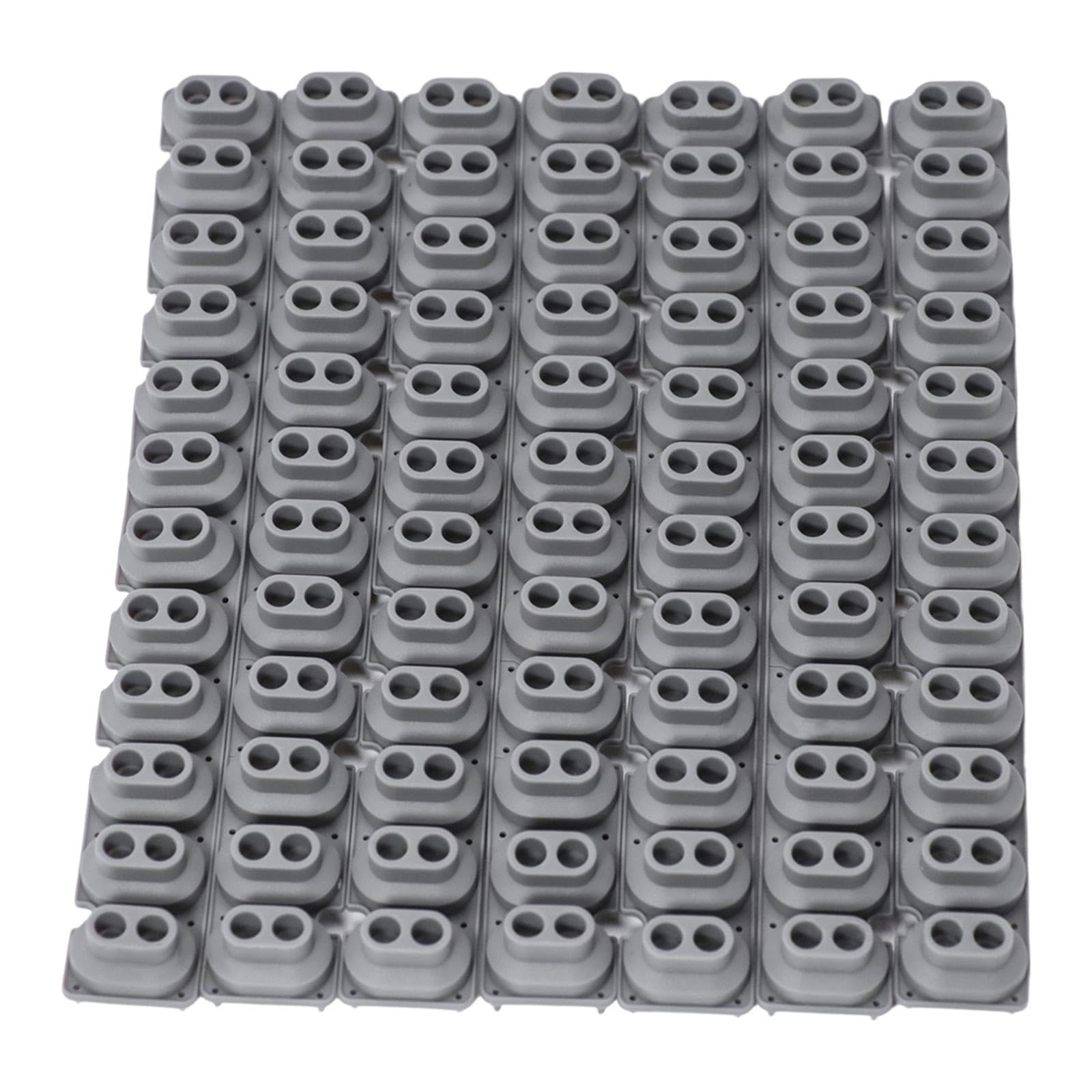 F Fityle 7 pezzi di striscia di contatto in silicone conduttivo per tastiera, accessori per pianoforte elettronico professionale leggero, striscia di contatto