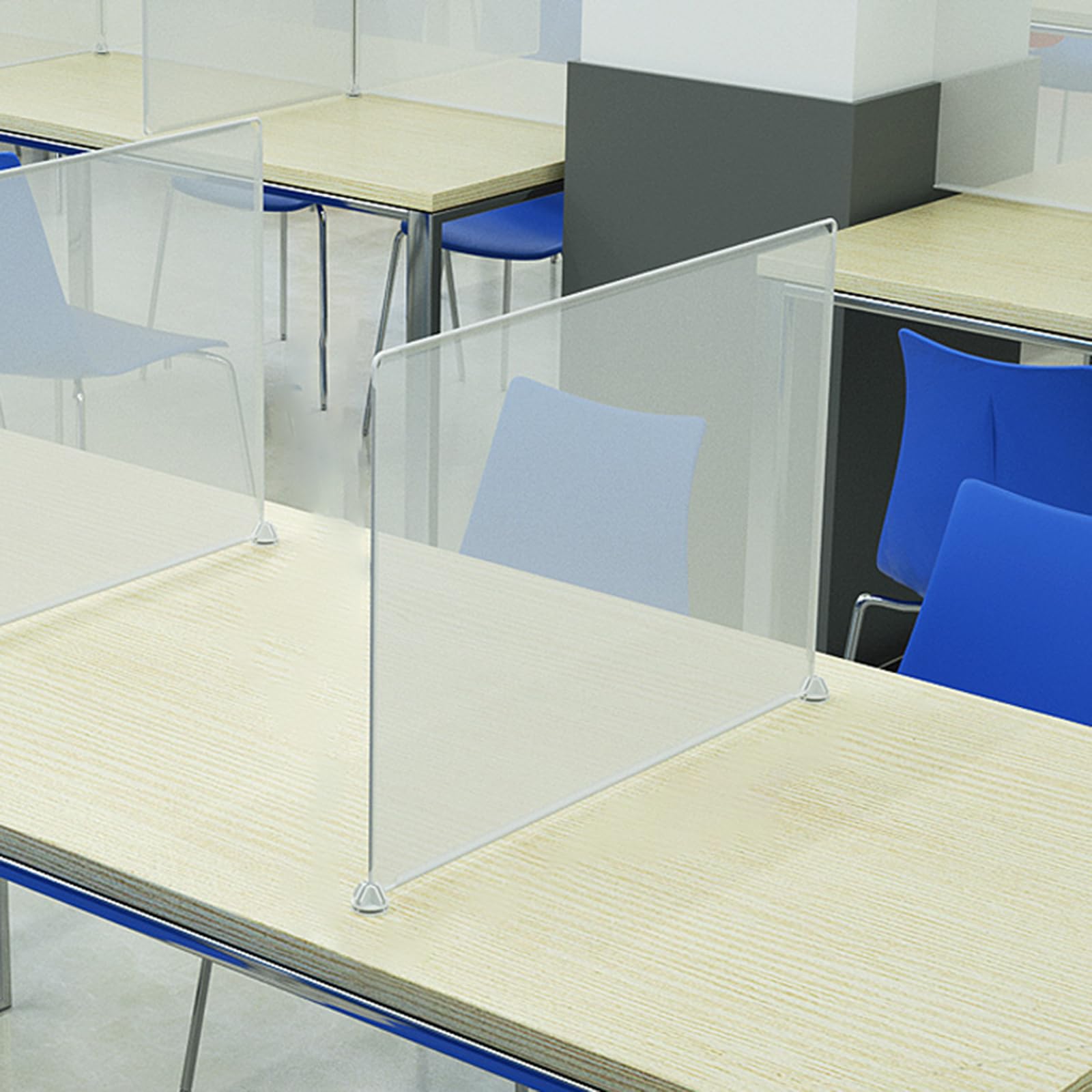 Cloison de bureau insonorisée à réduction de bruit avec panneau lisse anti-distraction