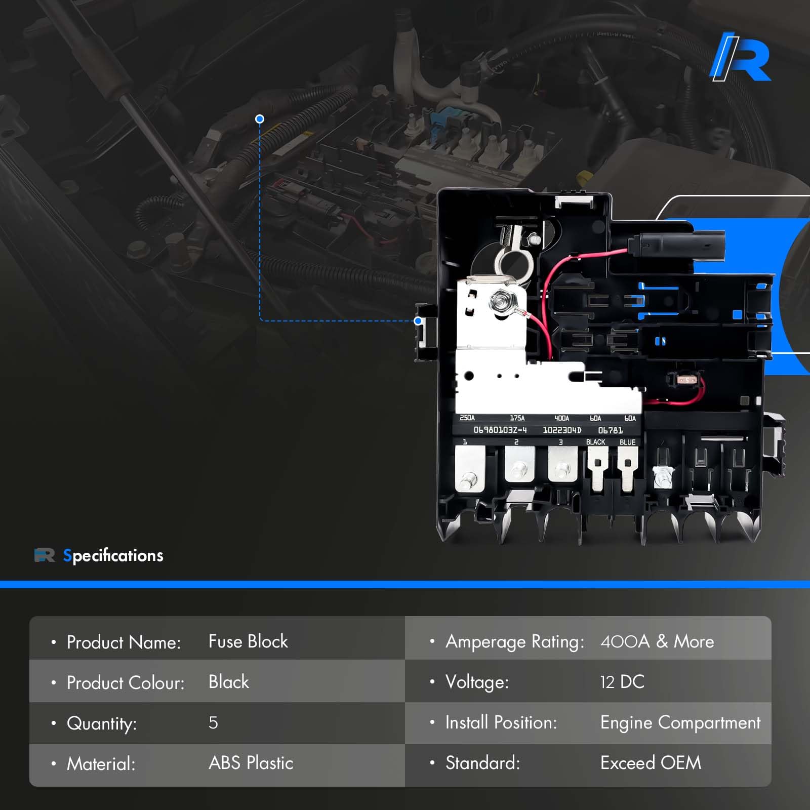Distribution Engine Snapklik.com : 84646133 Battery Distribution Engine Compartment Fuse ...