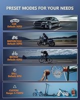 Vista 6 de Inflador de neumáticos, compresor de aire portátil, bomba de aire recargable de 150 PSI con manómetro digital y luz LED, bomba de neumáticos