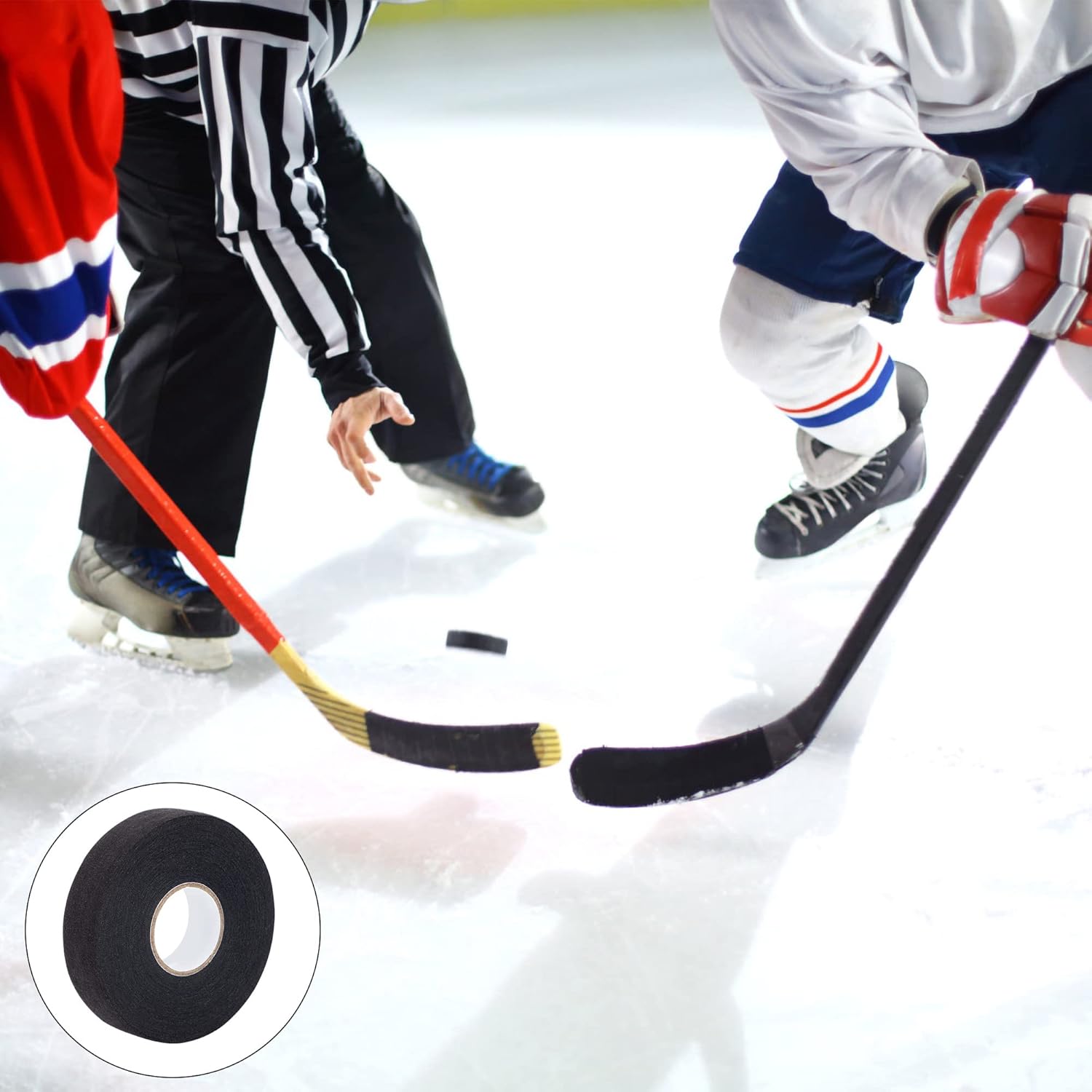 Hockey Cushion Grip Tape Stick Antiscivolo Ricambio Campo - Foto 4