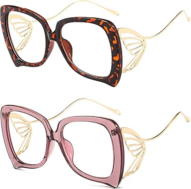 Amazon.com: Gafas de lectura para mujer, diseño de mariposas, diseño  vintage, rosado (Leopard/Pink), 125 : Salud y Hogar