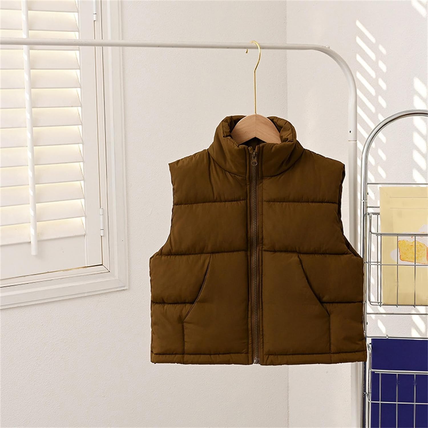 Piumino da ragazzino per bambine Piumino senza maniche Cappotto da completo Piumino invernale per bambino Piumino invernale per bambini Abbigliamento autunno inverno Giubbotto imbottito per ragazzi
