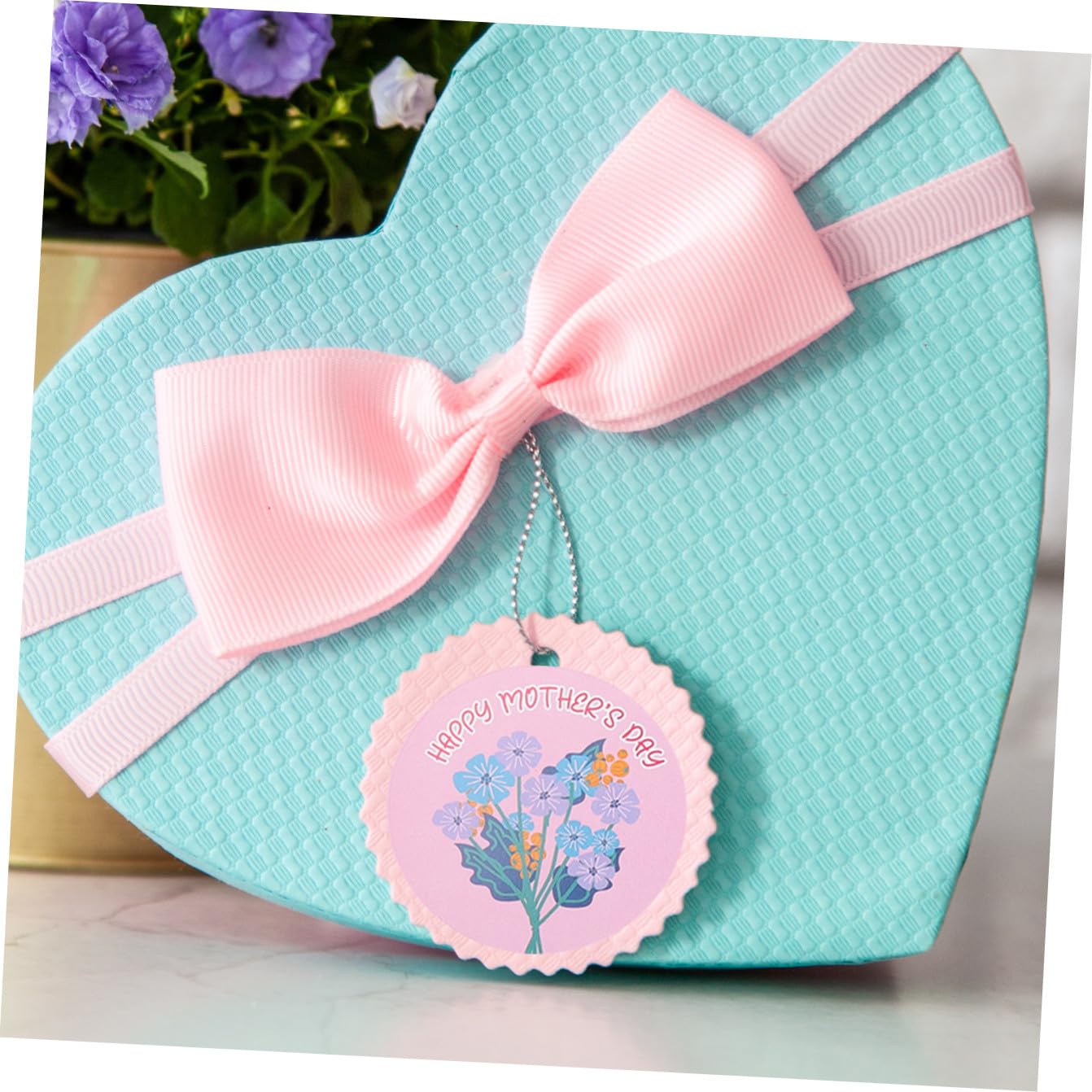 NUOBESTY 5 Set Etichetta Di Imballaggio Per La Festa Della Madri Madre Confezione Pieces Buste Colorate Adesivo Per La Festa Della Adesivo Da Forno Fai Da Te Rosa 32 Pezzi * 5