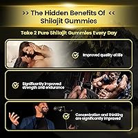 Vista 5 de VivoNu Shilajit for Men & Women Gummies 4000mg High Potency 10-in-1 Formula with Pure Himalayan Shilajit, Ashwagandha, and 75% Fulvic Acid