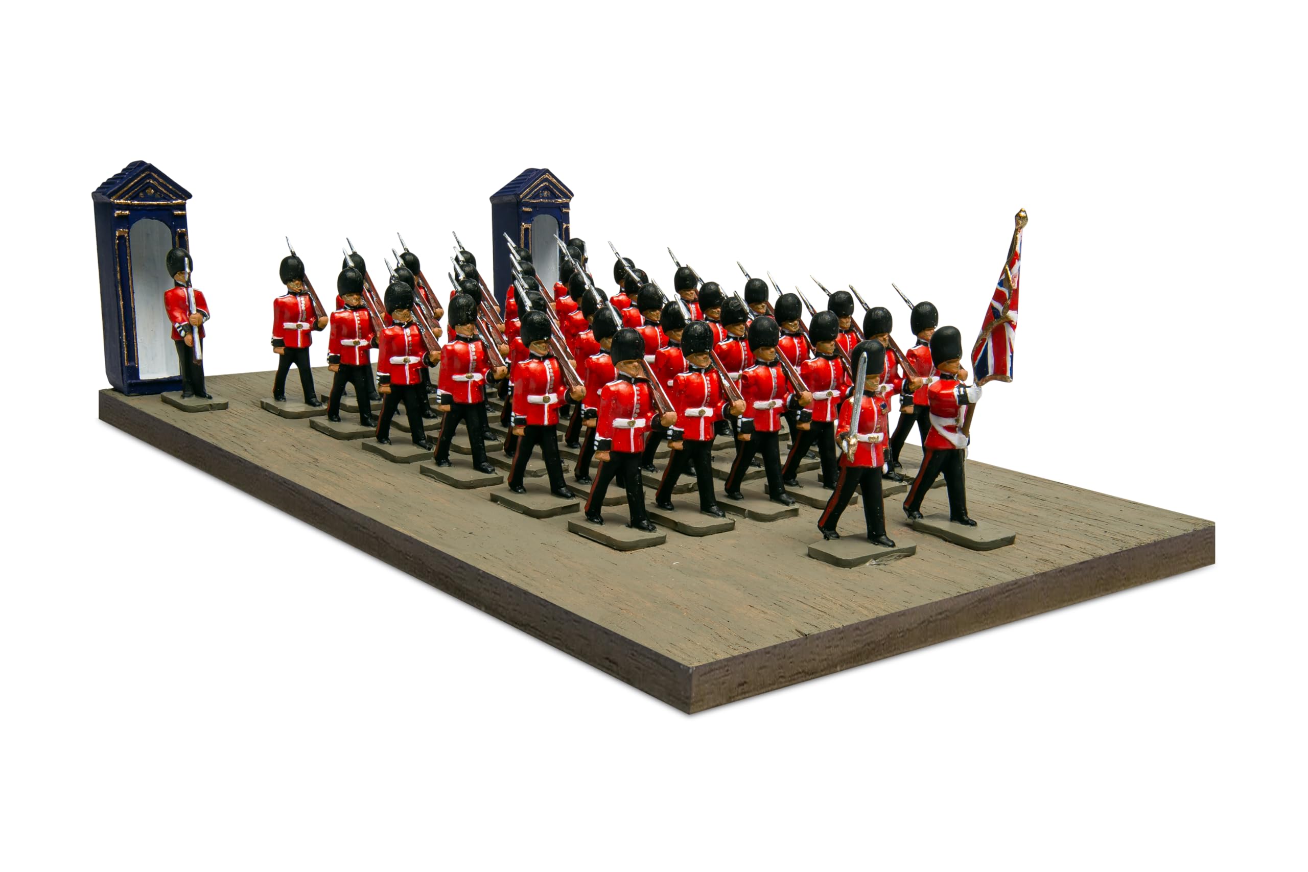 Here is my airfix guards colour party box art diorama