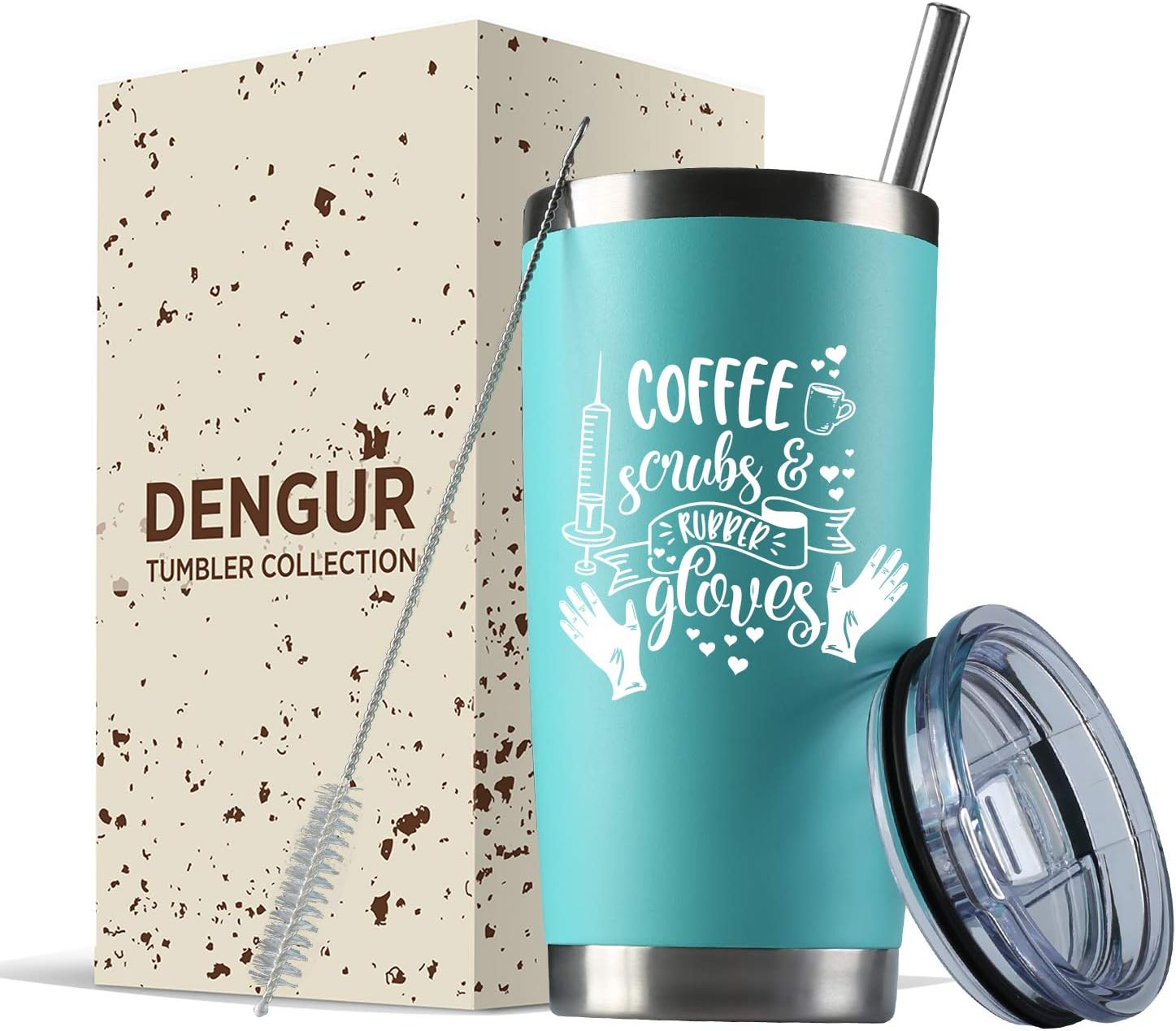 Chеареѕt 🛒 Coffee Scrubs and Rubber Gloves Nurse Tumbler, CNA Gifts, RN Nurse Gifts for Women, Nurse Gifts, 20 oz Stainless Steel Vacuum Insulated Nurse Coffee Mug (Mint Blue) Nеw Prоduсt Coffee Scrubs and Rubber Gloves Nurse Tumbler, CNA Gifts, RN Nurse Gifts for Women, Nurse Gifts, 20 oz Stainless Steel Vacuum Insulated Nurse Coffee Mug (Mint Blue)