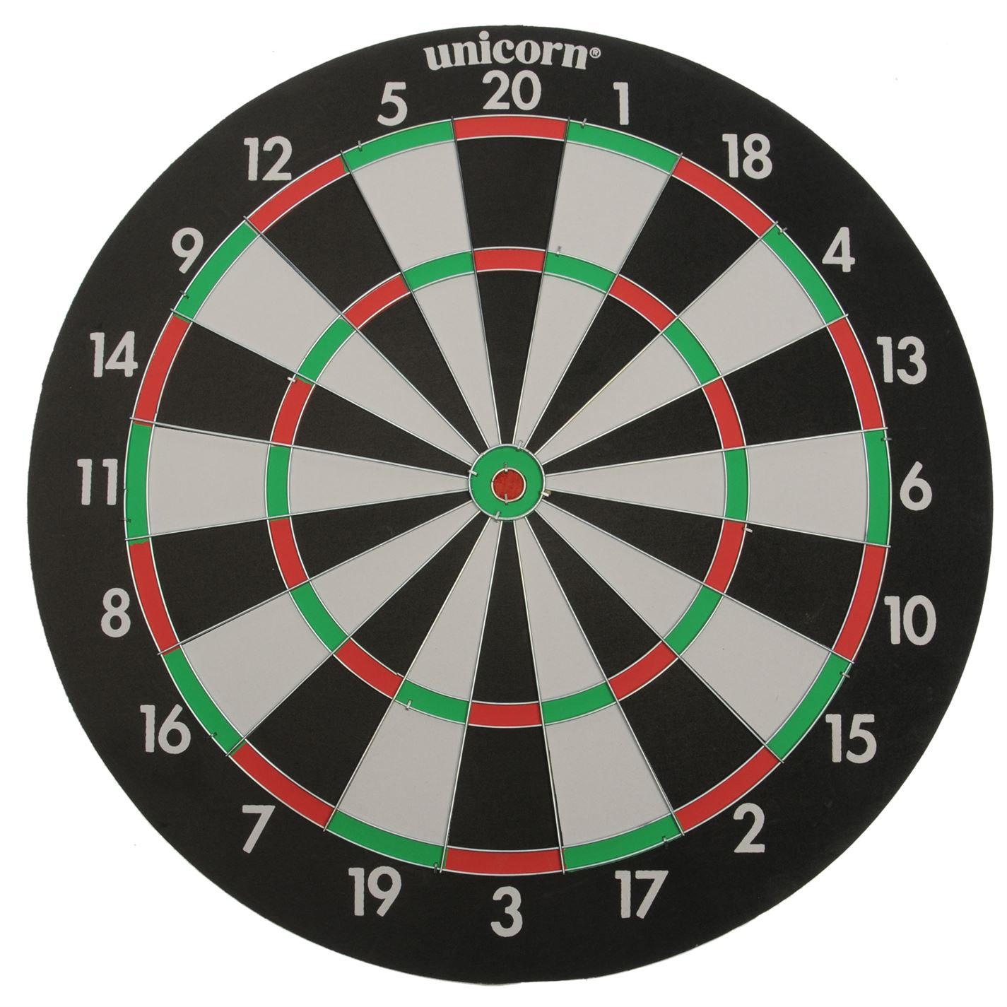 Unicorn XL Dart Board 17'' x 3/4'' Double Sided Target Game