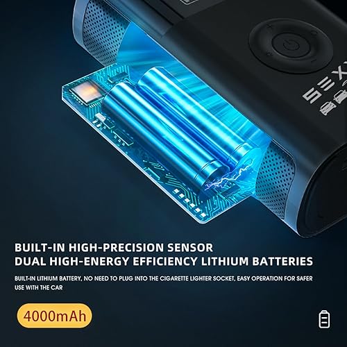 Miniatura 6 de Compresor de Aire Inflador de Neumáticos para Tesla Model 3 Y X S, Bomba de Aire Portátil Inalámbrica, Accesorios Tesla Model Y 3 X S 2025 con