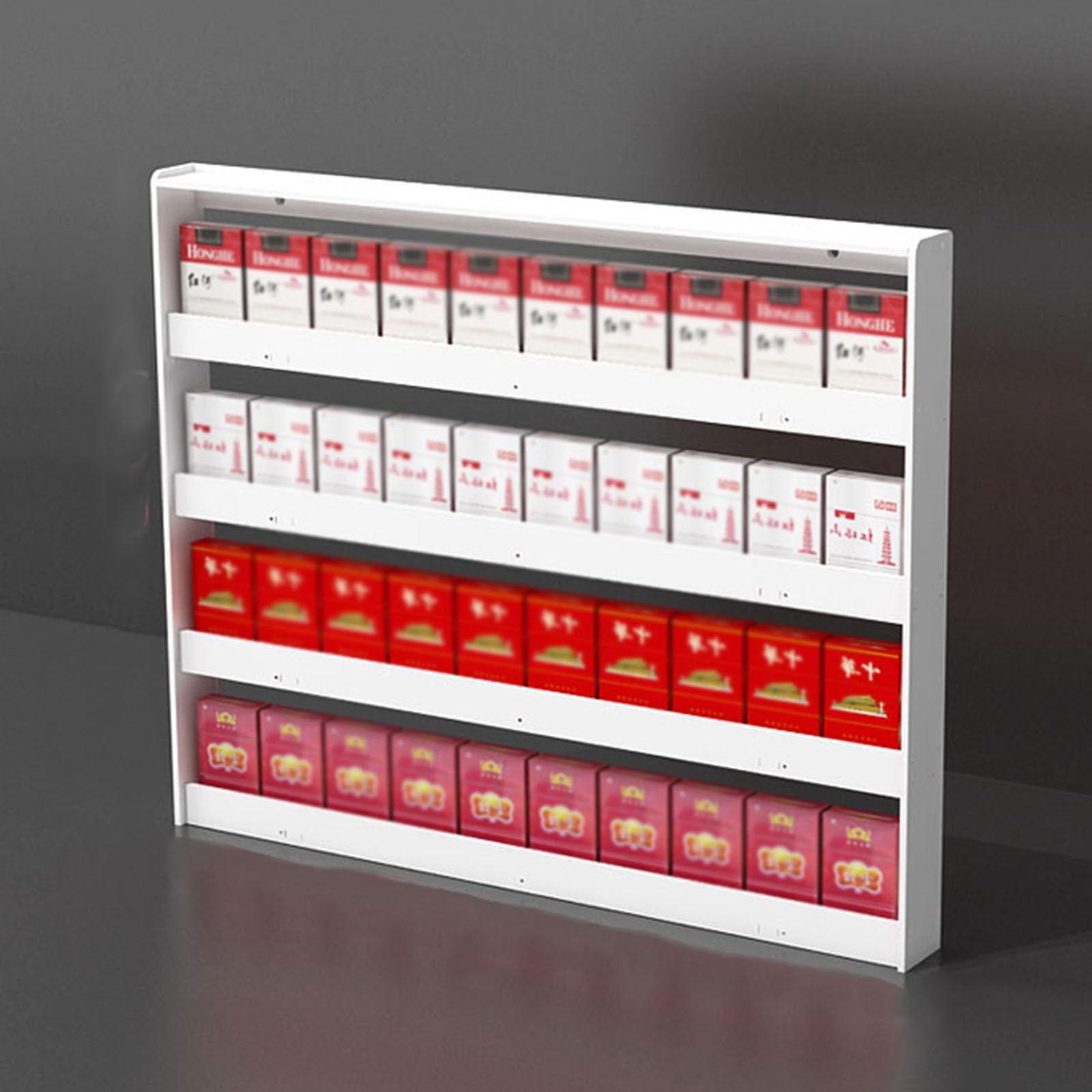 タバコ・たばこ・什器5段 Amazon.co.jp: 5層タバコディスプレイキャビネット、壁タバコ/鈍