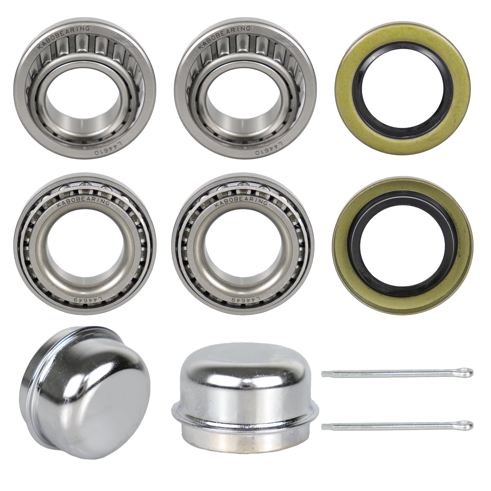 Trailer Wheel Hub Bearings - 2 Set L44649 L44610 -1 Trailer Wheel Hub Bearings - 2 Set L44649 L44610 -1